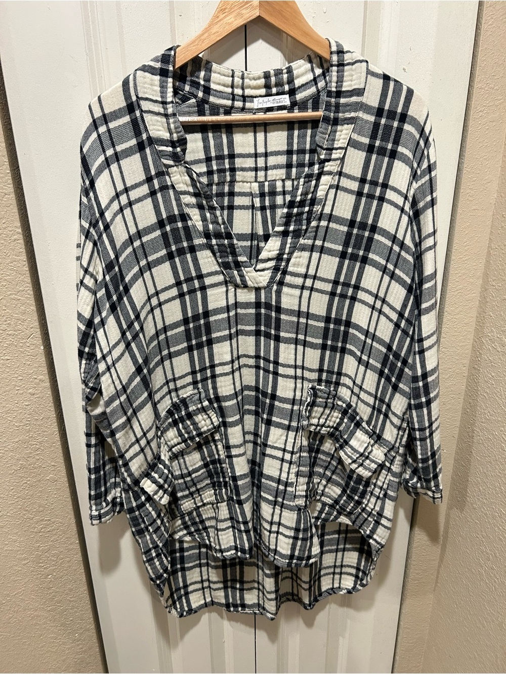 CP Shades x Free People Plaid Checkmate Dress Boho Beachy , size S